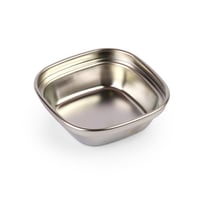 صحن تقديم مربع فضي فاخر -(6) حبة|8*8 سم