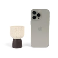 مبخرة سيراميك فاخرة باللون البيج