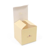 مجموعة (12) علبة توزيعات بطباعة ورود - لون بيج | 8...