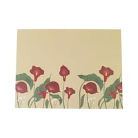 مجموعة (12) لباد سفرة مائدة بتصميم مجموعة أزهار با...