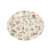 مجموعة (10) صحون ورقية بطباعة أزهار | 7 أنش