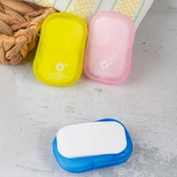 20 شريحة صابون ورقي داخل بوكس متعدد الألوان