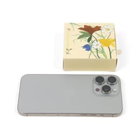 مجموعة(12)علب توزيعات سحب بطباعة ورود لون بيج