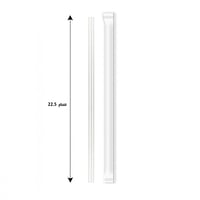 مجموعة (250) مصاص عريض مغلف|شفاف