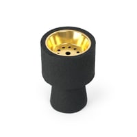 مبخرة سيراميك فاخرة بقاعدة عريضة - لون أسود