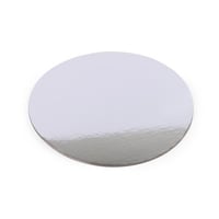 كرتون قواعد كيك دائرية بلون فضي فاخر- (80) حبة | 2...