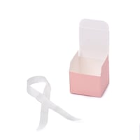 مجموعة (12) علبة توزيعات شوكولاته وردية فاخرة بشري...