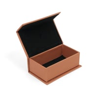 علبة بخور جلد فاخرة لون بني| 13*7.6*5 سم