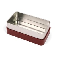 مجموعة (3) علب معدنية مستطيلة لون عودي | 12.2*6.7*...