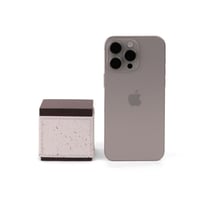 علبة سيراميك فاخرة بغطاء خشبي لون أبيض - (3) حبة