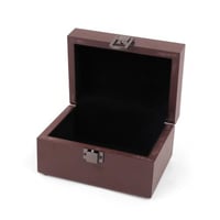 علبة بخور خشبية فاخرة بقفل معدني