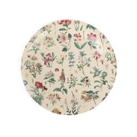 مجموعة (10) صحون ورقية بطباعة أزهار | 7 أنش