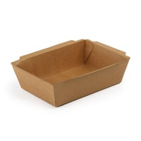 علب كرافت مع غطاء منفصل بلاستيك- (200)حبة | 54 انز