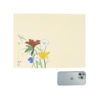 مجموعة (12) لباد سفرة مائدة بتصميم مجموعة زهور بال...