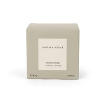 شمعة عطرية برائحة زكية بقالب زجاجي