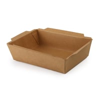 علب كرافت مع غطاء منفصل بلاستيك- (200)حبة | 40 انز