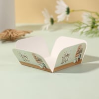 مقسمات ورقية رمضانية لون اخضر عبارة " رمضان يجمعنا...