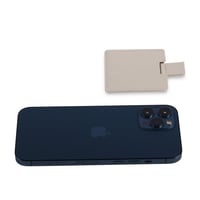 مرايا جلد فاخرة قابلة للسحب لون بيج -(6) حبة