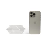 مجموعة (25) علبة بلاستيك شفافة للسلطات والحلويات ب...