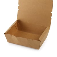 صناديق ورق كرافت بني بغطاء متصل - (200) حبة| 71 ان...