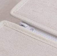 صندوق تنظيم قماش أنيق لون بيج | 33*39*12 سم