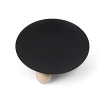 صحن تقديم للمناسبات بأرجل خشبية دائرية لون أسود |...