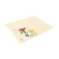 مجموعة (12) لباد سفرة مائدة بتصميم مجموعة زهور بال...