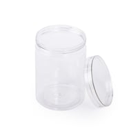 مجموعة (12) علب بلاستيك شفاف مع غطاء| 550 مل