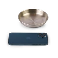 صحن تقديم فضي فاخر -(6) حبة|14 سم