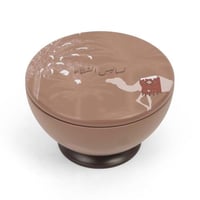 مجموعة (6) علب معدنية فاخرة بغطاء "نسانيس الشتاء"-...