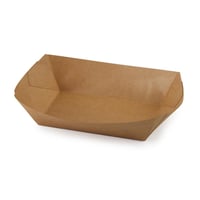 صحون ورق كرافت بني - (500) حبة | 32 انز