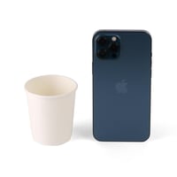 أكواب ورق بطبقتين لون أبيض - (25) حبة | 7 انز