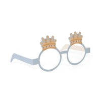 مجموعة (8) نظارات ورقية لحفل الكشف عن جنس الجنين