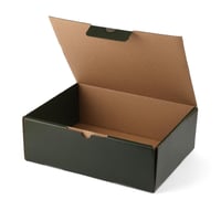 كرتون شحن بـ3 طبقات حماية لون زيتي |30*22.5*10 سم