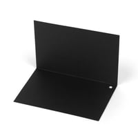 كرت ورقي للهدايا لون أسود-(12) حبة | 12.7*8.5سم