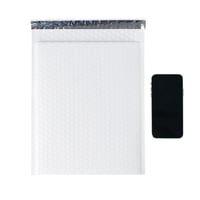 مجموعة (10) اظرف ابيض للطرود البريدية بفقاعات حماي...