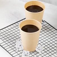 مجموعة (50) كوب كرافت ورقي | 12 انز