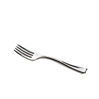 مجموعة (24) شوكة بلاستيك صغيرة فضية