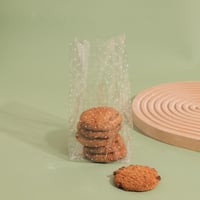 مجموعة (50) كيس شفاف بطبعات نجوم للكوكيز والتوزيعا...