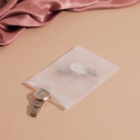 كيس بلاستيك أبيض بسحاب للإغلاق - (50) حبة| 10*15 س...