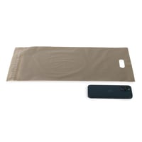 أكياس شحن بني قابلة للإغلاق بمسكة علوية - (50) حبة