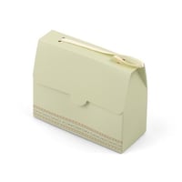 حقيبة توزيعات فاخرة للمناسبات بمسكة علوية لون أخضر...