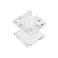 شمعدان/ حامل شموع شكل كأس زجاجي فاخر