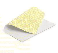 'مجموعة ( 500 ) ورق المنيوم للبرغر ' اصفر