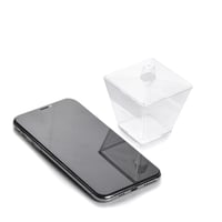 مجموعة (12) علبة بلاستيك هرمية شفافة بغطاء شفاف -...