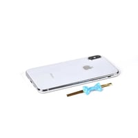 مجموعة (25) عود ربط بشريطة فيونكة - أزرق