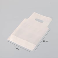 مجموعه (100) حامل اكواب بلاستيك شفاف 16*24 سم