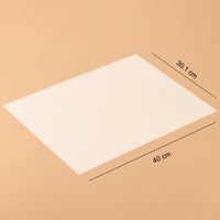 مجموعة (30) ورق زبدة باللون الأبيض| 40*30.1 سم