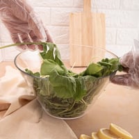 مجموعة (50) زوج قفازات مغلفة بلاستيك شفاف - 25*26...