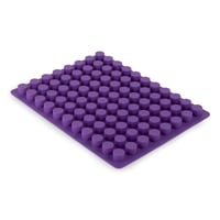 قوالب سيليكون بشكل دوائر بنفسجي اللون - 88 قالب